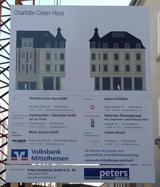 Datei:CharlotteCroonHausBaustellenschild.jpg